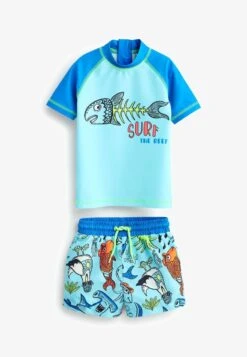 Next 2-PIECE SET - Badeanzug - Fluro Green Dinosaur -Badebekleidungsgeschäft dbb5ec1c3dbe4c68b21f22b13d1fcc1e