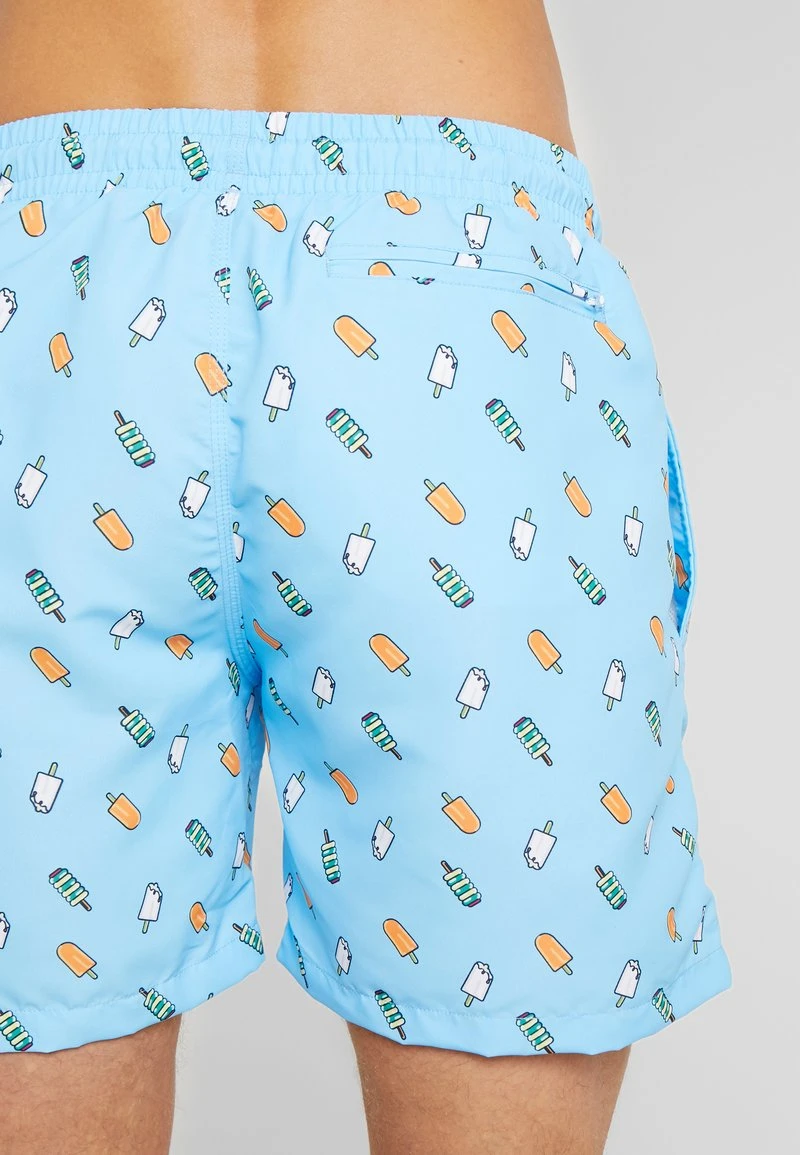 URBAN CLASSICS PATTERN SWIM SHORTS - Badeshorts - Light Blue 4 URBAN CLASSICS PATTERN SWIM SHORTS - Badeshorts - Light Blue – Bild 2