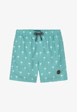Shiwi SCRATCHED PALM - Badeshorts - Smokey Green -Badebekleidungsgeschäft e22bcba31be940fba688b596674eafd3
