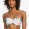 Roxy LOVE THE VIBE - Bikini-Top - Azure Blue Palm Island -Badebekleidungsgeschäft ecf197275394499d8811f89480e12d96