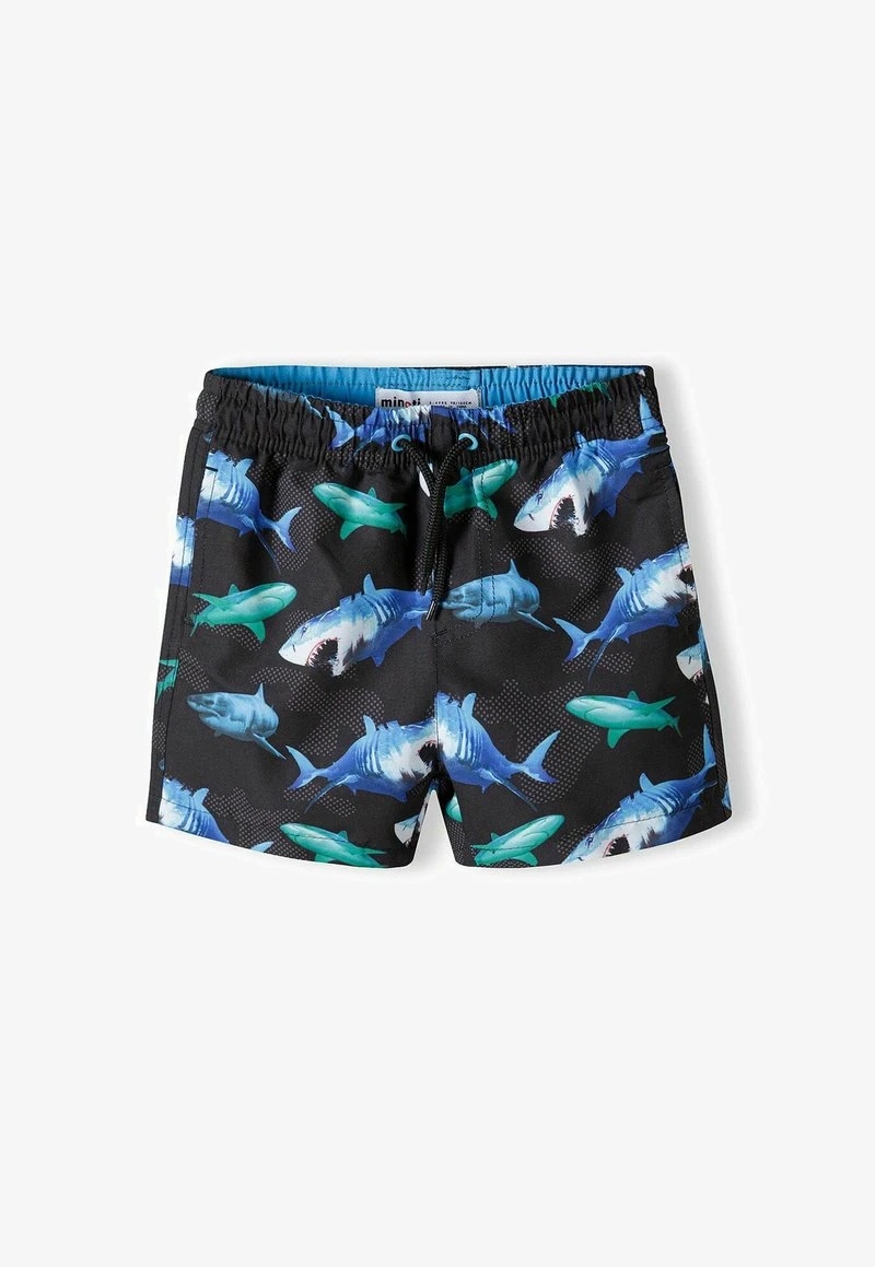 Minoti ALL OVER PRINT - Badeshorts - Green Black 7 Minoti ALL OVER PRINT - Badeshorts - Green Black – Bild 5