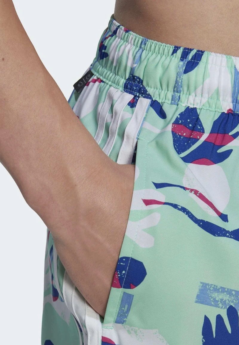 Adidas Sportswear SEASONAL FLORAL CLX VERY SHORT LENGTH - Badeshorts - Pulse Mint/ White 5 Adidas Sportswear SEASONAL FLORAL CLX VERY SHORT LENGTH - Badeshorts - Pulse Mint/ White – Bild 3